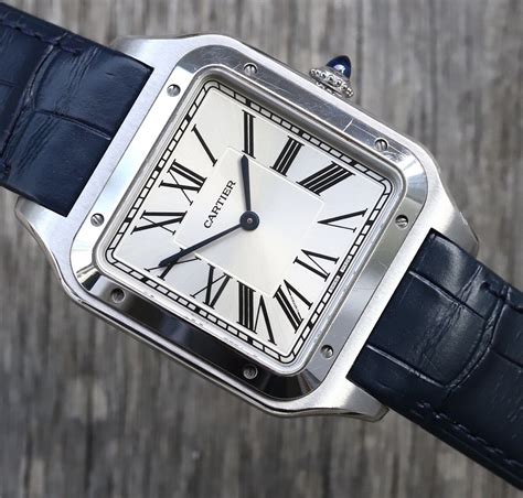 cartier santos ultra thin|cartier santos dumont xl size.